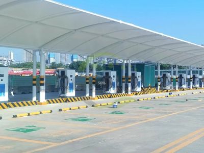 24 units 240 kW parking lot charging station project case